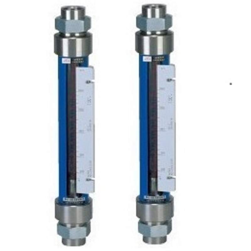 VA10-40F耐腐型玻璃转子流量计 气体液体 G11/2不锈钢螺纹流量计