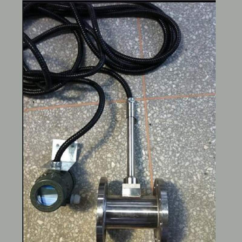 分体式涡街流量计,双排液晶显示,软线连接,圆表头分体式流量计